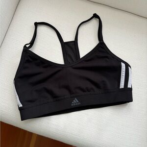 Adidas Black and White Sports Bra